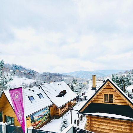 Апартаменты Stylowe Beskidy - Luksusowe Domki Z Saunami I Jacuzzi Mutne Экстерьер фото